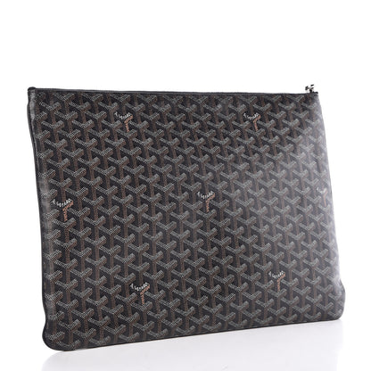 Goyard Goyardine Senat Pochette GM Black 3 of 6