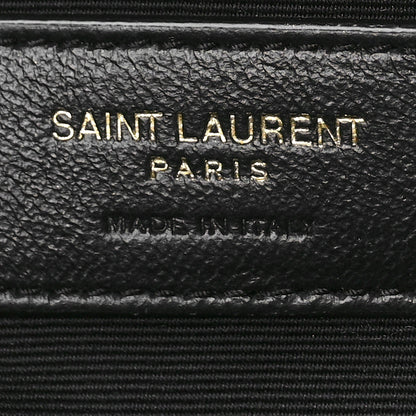 Saint Laurent Calfskin Matelasse Monogram Lou Camera Bag Storm 6 of 8