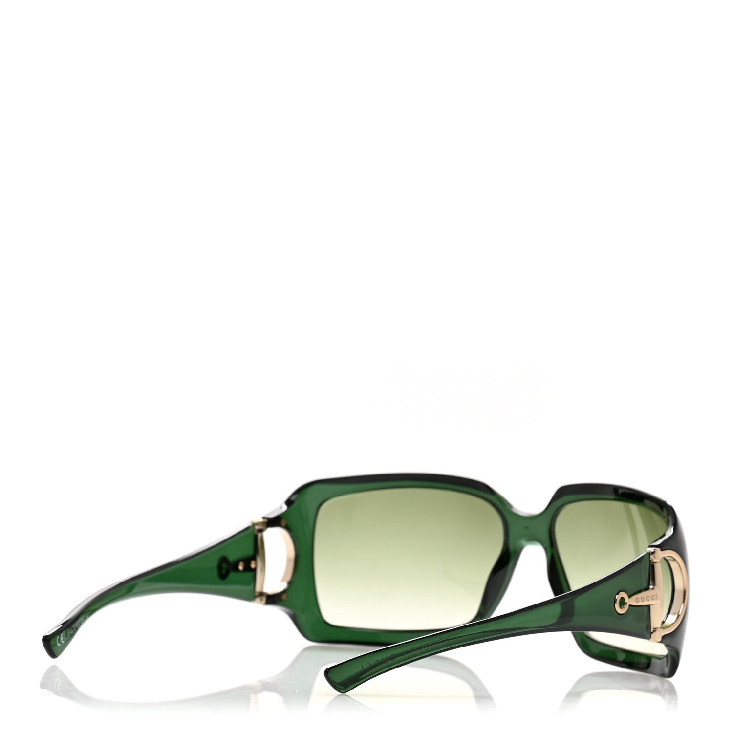 Gucci Acetate Horsebit Sunglasses 2562/S Green 4 of 7