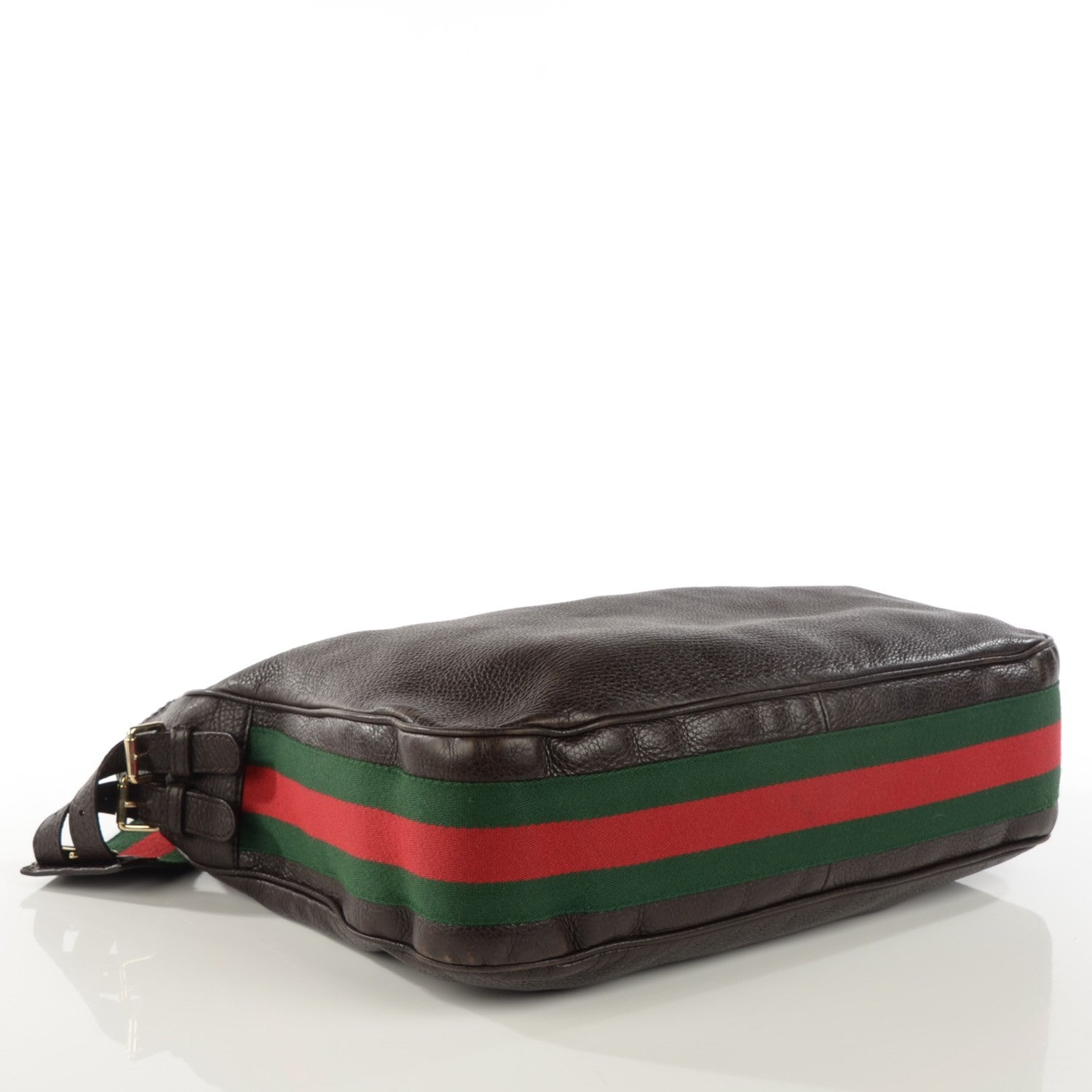 Gucci Pebbled Calfskin Medium Heritage Shoulder Bag 4 of 9