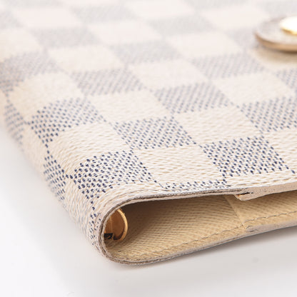 Louis Vuitton Damier Azur Small Ring Agenda Cover 8 of 11
