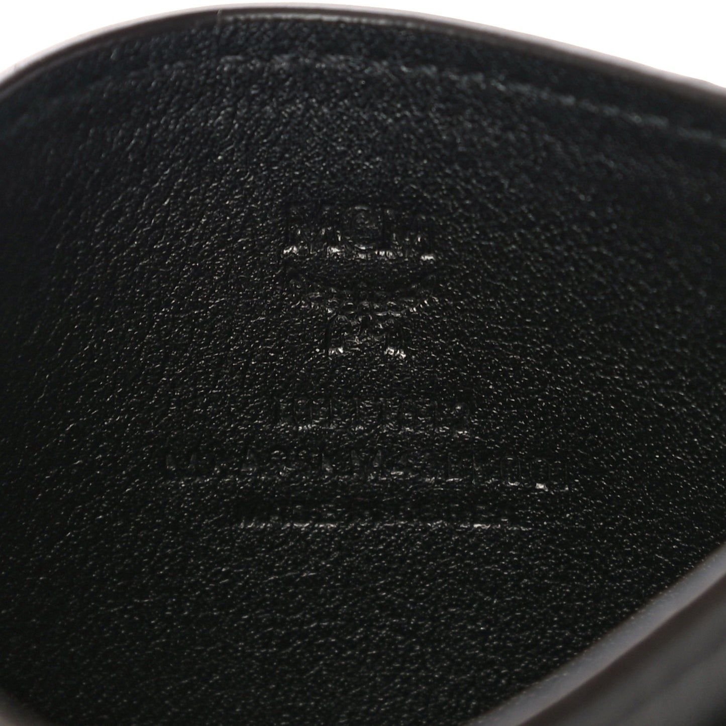 Calfskin Ottomar Monogram Mini Card Case Black