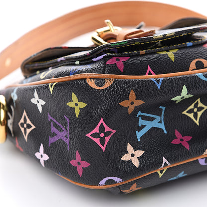 Louis Vuitton Monogram Multicolor Lodge PM Black 6 of 16