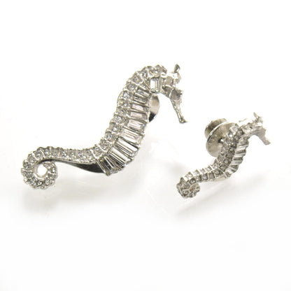 Chanel Crystal Strass Seahorse Pin Brooch Set 1 of 5