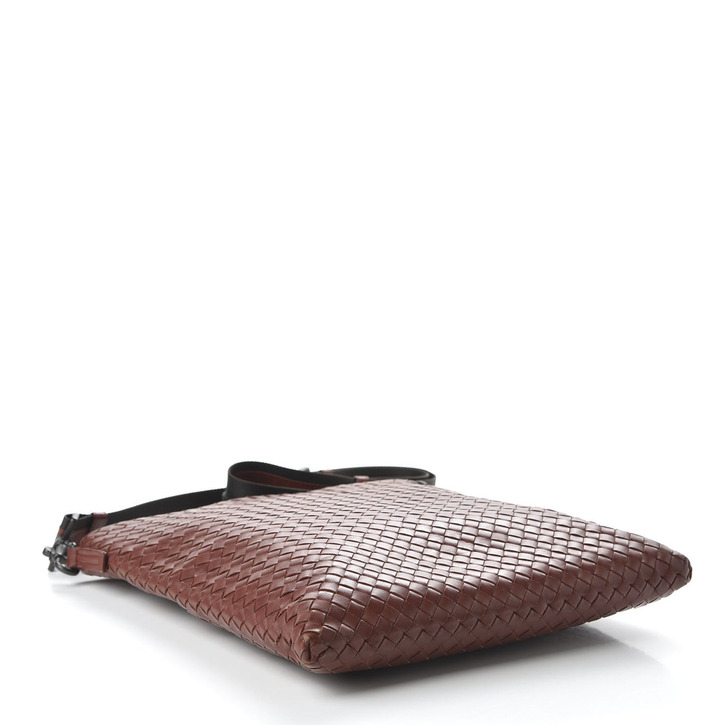 Nappa Intrecciato VN Crossbody Messenger Bag Brique