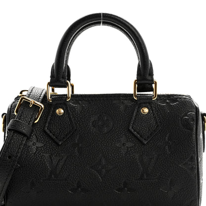 Louis Vuitton Empreinte Monogram Nano Speedy Black 7 of 9