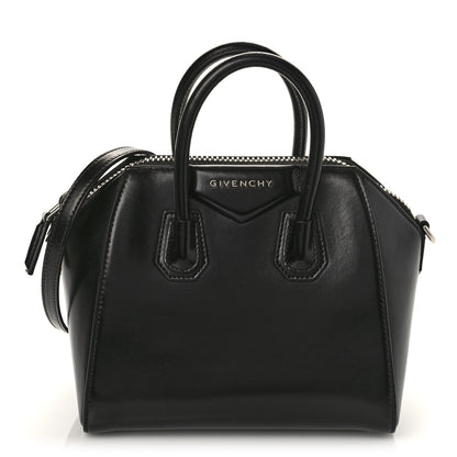Givenchy Shiny Lord Calfskin Mini Antigona Black 1 of 8