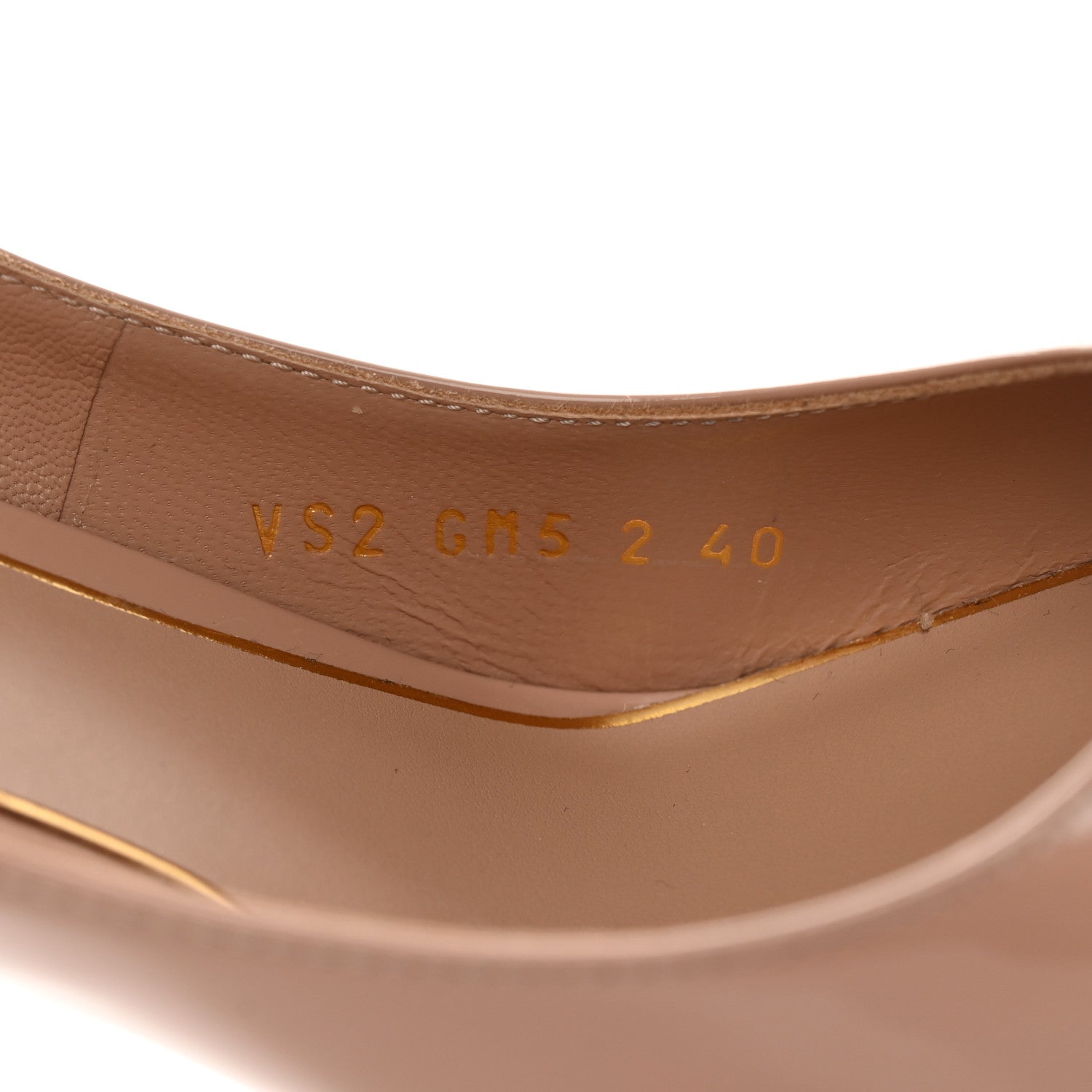 Valentino Garavani Patent Tiptoe Ankle Strap 100mm Pumps 40 Rose Cannelle 8 of 12