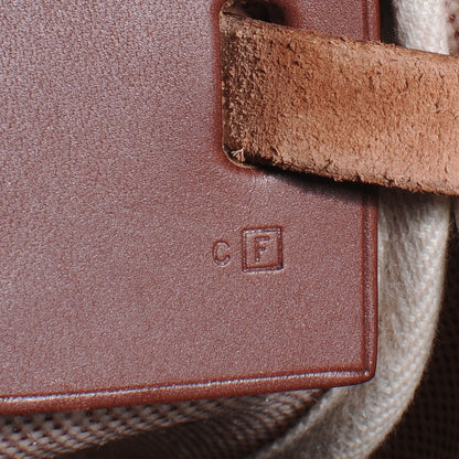 Hermes Toile Herbag Cabas Natural and Brown 5 of 8