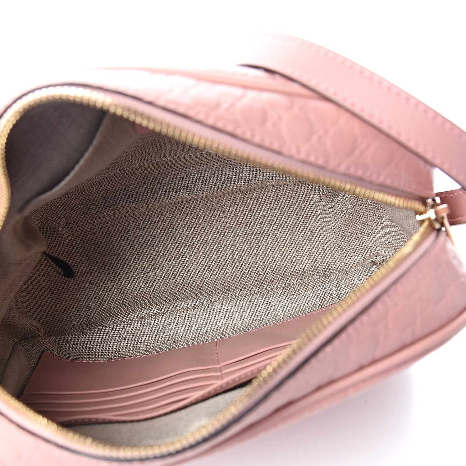Gucci Soft Microguccissima Mini Bree Messenger Bag Soft Pink 4 of 9
