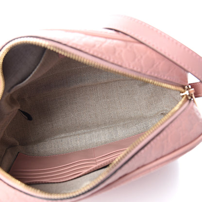 Gucci Soft Microguccissima Mini Bree Messenger Bag Soft Pink 4 of 9