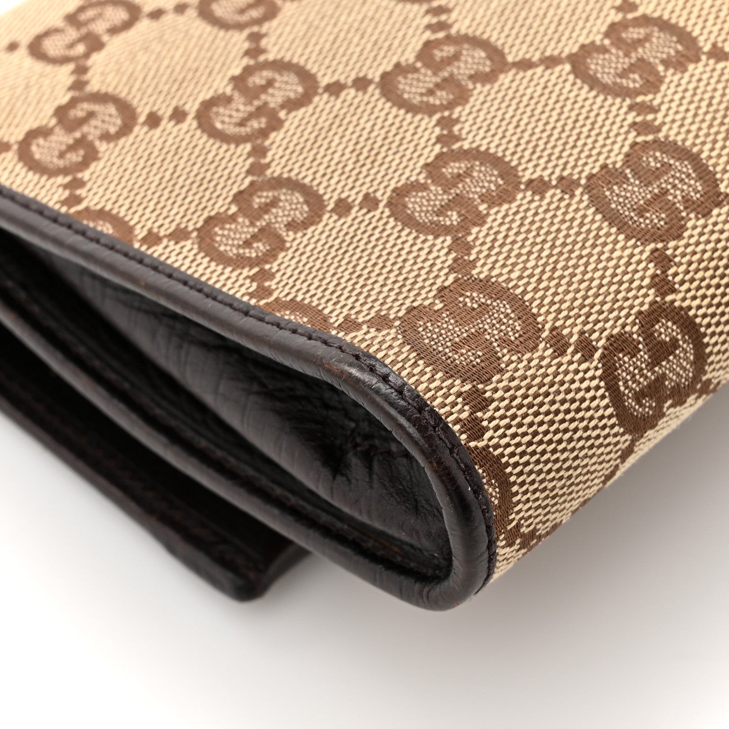 Gucci Monogram Bamboo Bar Clutch  Dark Brown 13 of 14