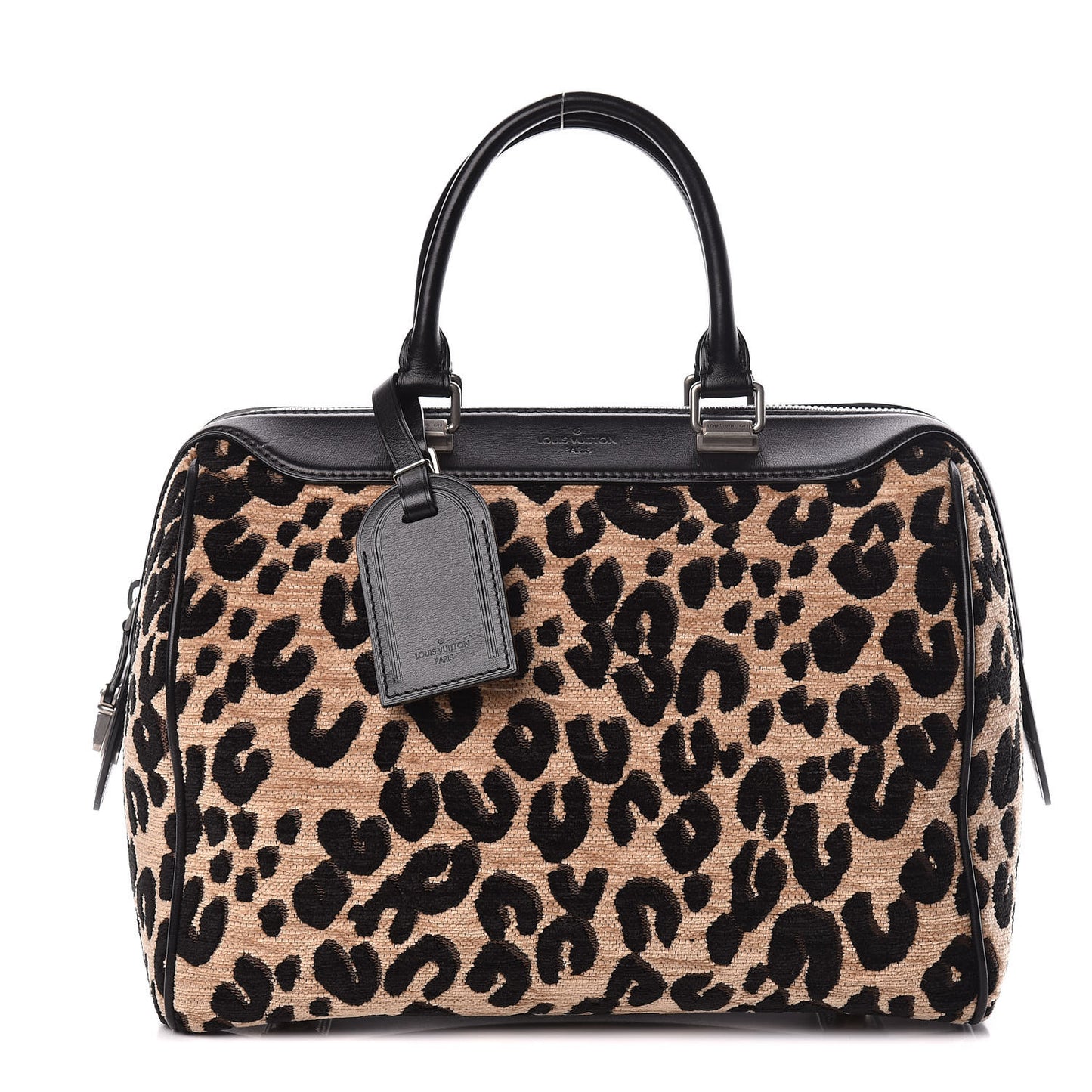 Jacquard Velvet Leopard Print Stephen Sprouse Speedy