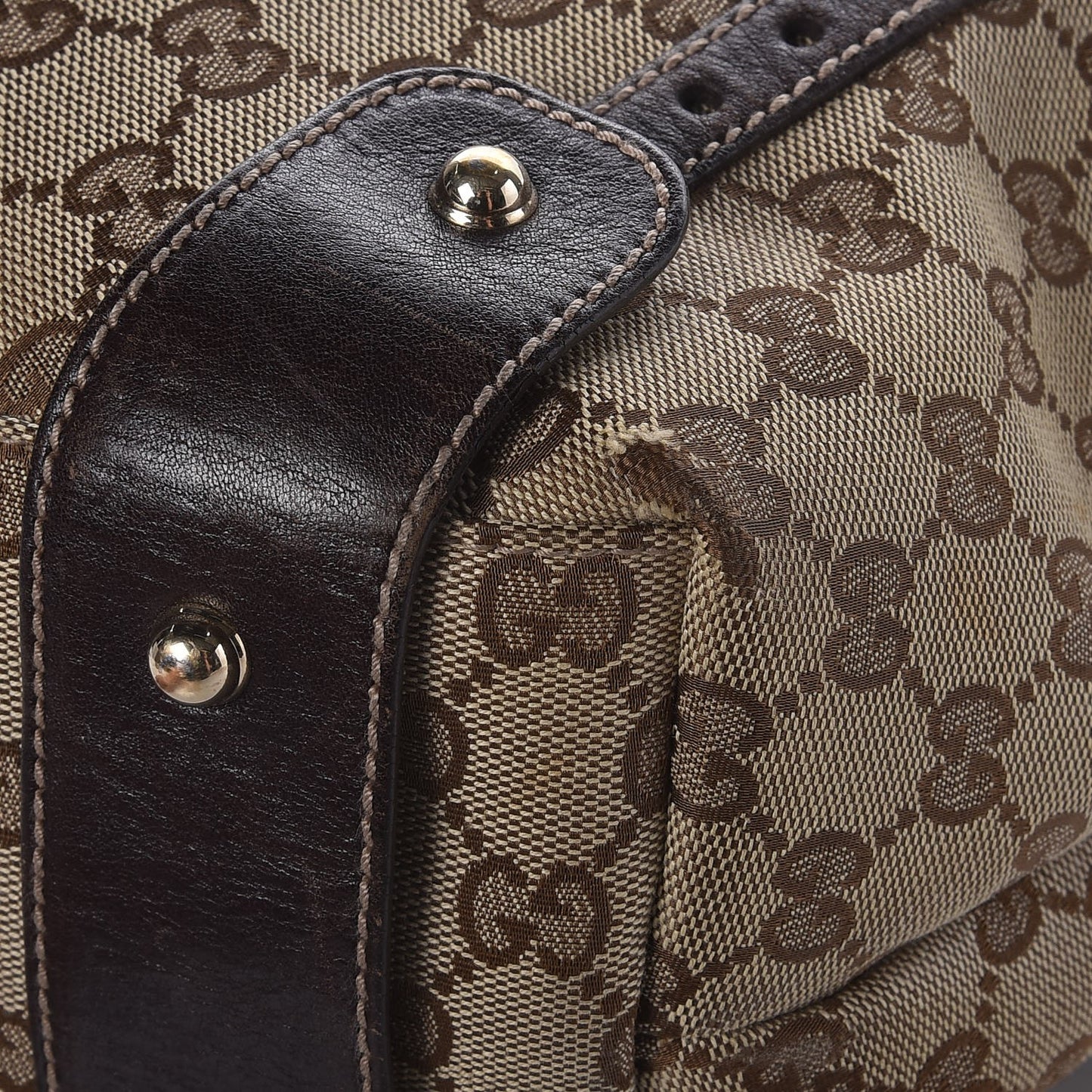 Monogram Medium Pelham Shoulder Bag Dark Brown