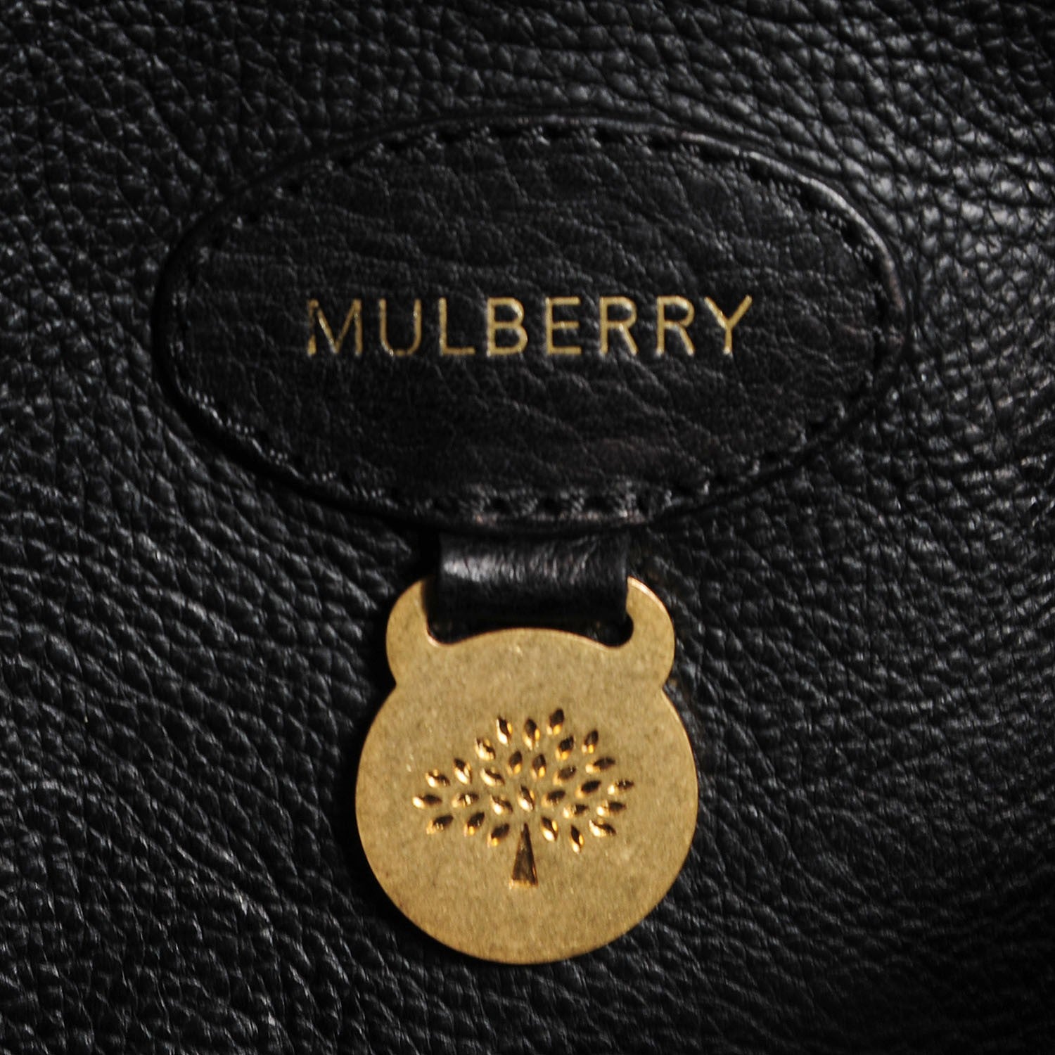 Mulberry Natural Leather Bayswater Black 6 of 11