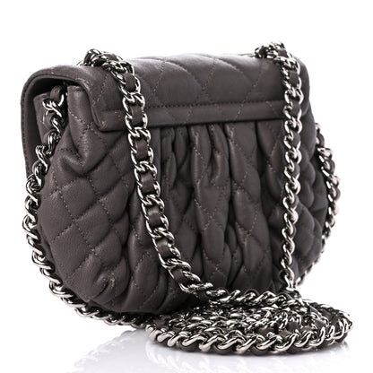 Chanel Washed Lambskin Quilted Mini Chain Around Flap Taupe 2 of 19