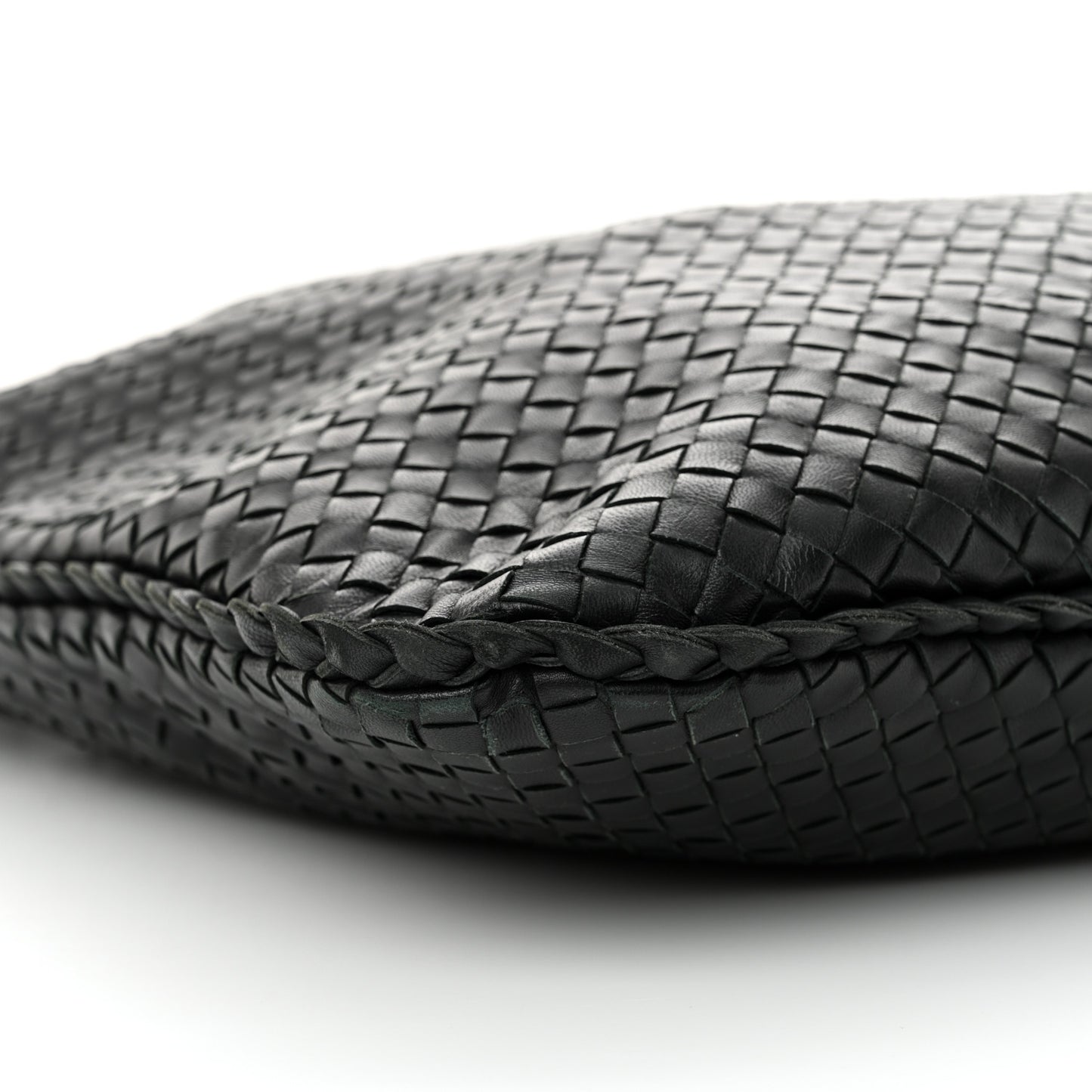 Nappa Intrecciato Maxi Veneta Hobo Black