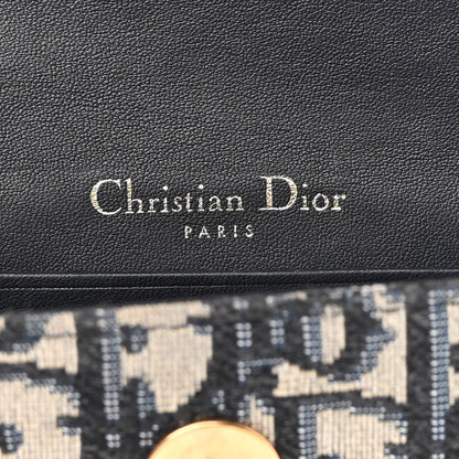 Christian Dior Oblique Saddle Belt Bag Blue 5 of 10