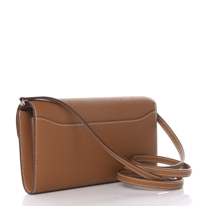 Hermes Epsom Constance Long Wallet To Go Gold 2 of 9