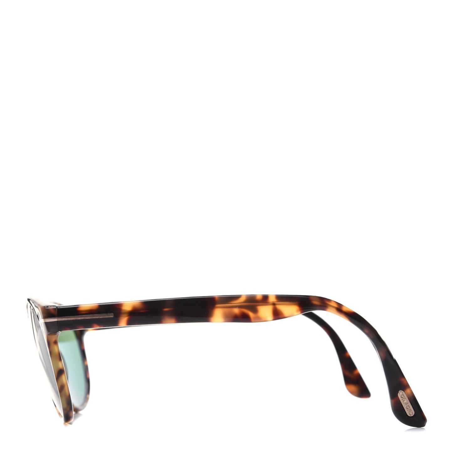 Acetate Palmer Rounded Sunglasses TF522 Tortoise