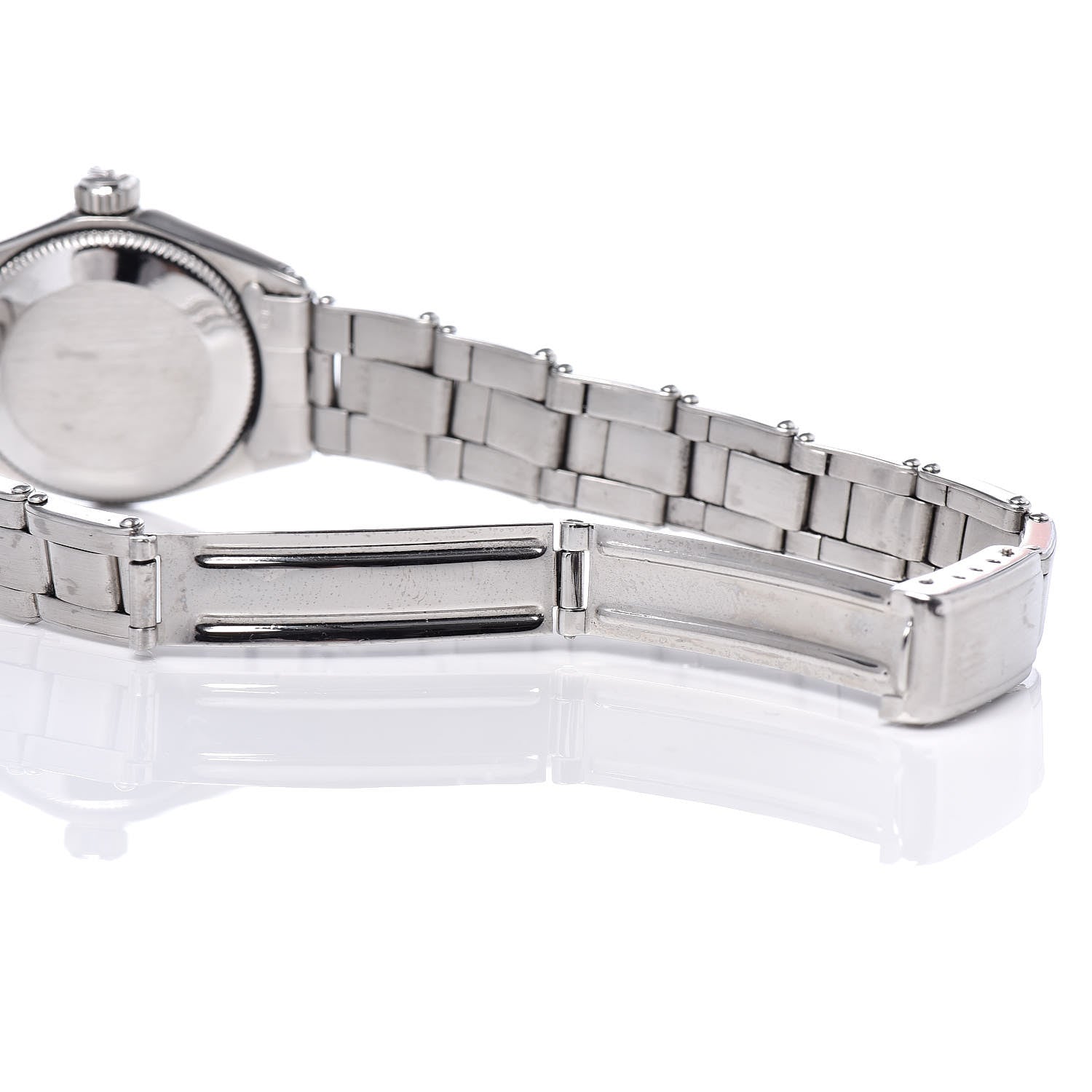 Rolex Stainless Steel 25mm Oyster Perpetual Watch Silver 6618 6 of 8