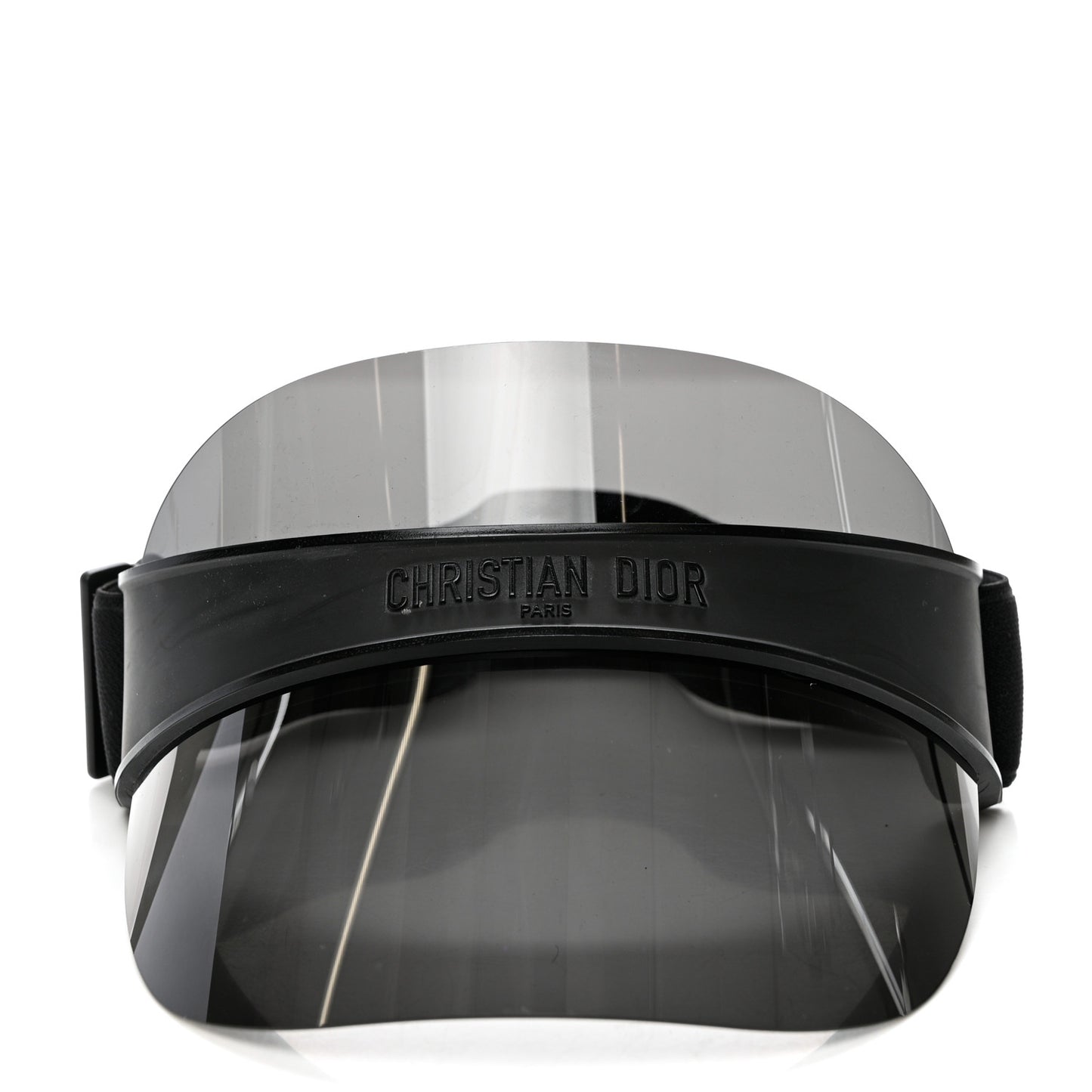Mirrored DiorClubV1U Sun Visor Black