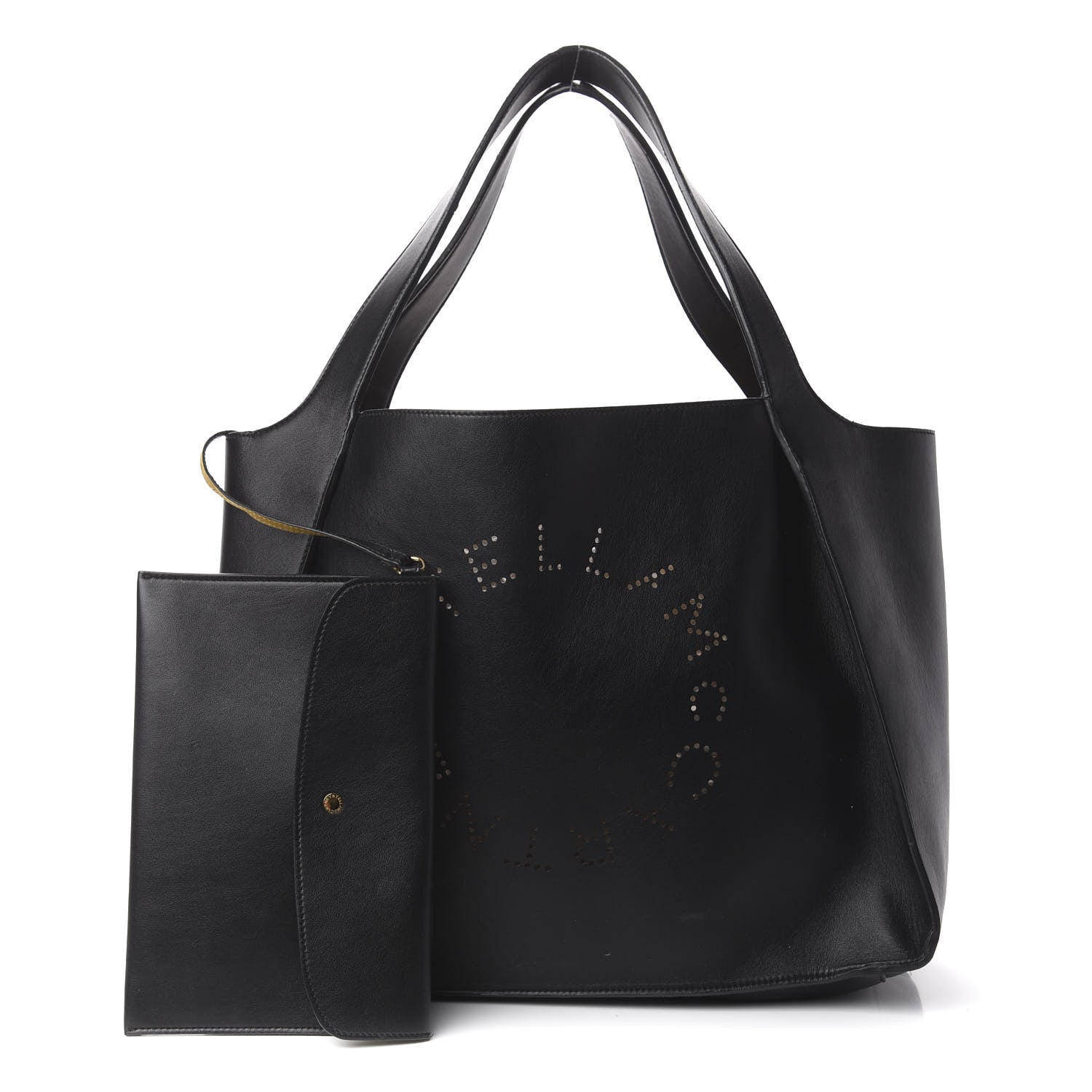 Stella McCartney Eco Alter Nappa East West Perforated Tote Grey 1 of 22