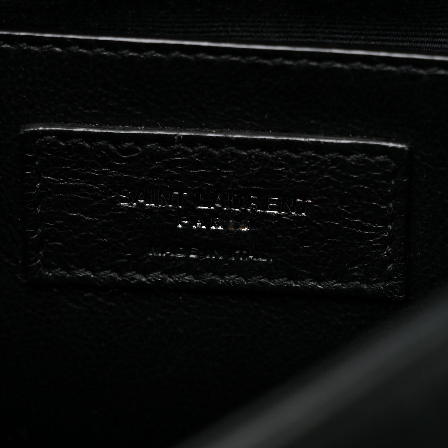 Calfskin Crocodile Embossed Monogram Baby Niki Chain Satchel Algea