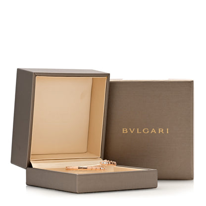 Bulgari 18K Rose Gold Diamond Serpenti Viper Bracelet S 4 of 4