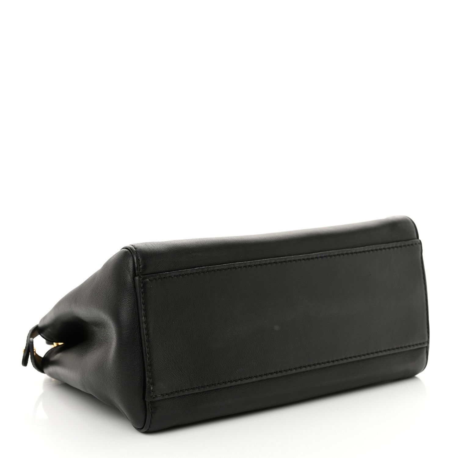 Fendi Nappa Mini Peekaboo Iconic Satchel Black 4 of 11