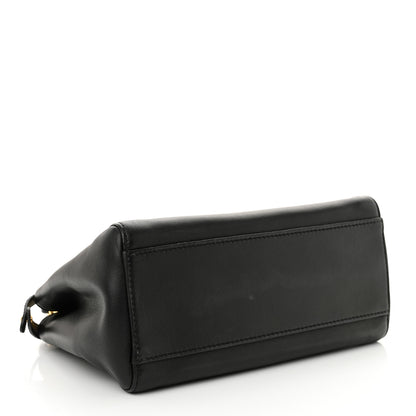 Fendi Nappa Mini Peekaboo Iconic Satchel Black 4 of 11