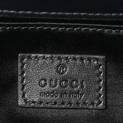 Gucci Nappa Vertical Matelasse Small Maxi Horsebit Chain Shoulder Bag Black 6 of 10