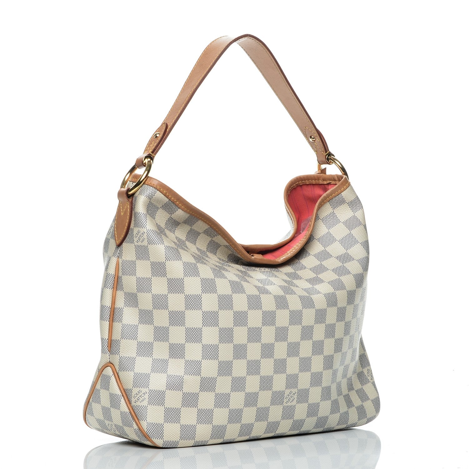 Louis Vuitton Damier Azur Delightful PM Pink 3 of 8