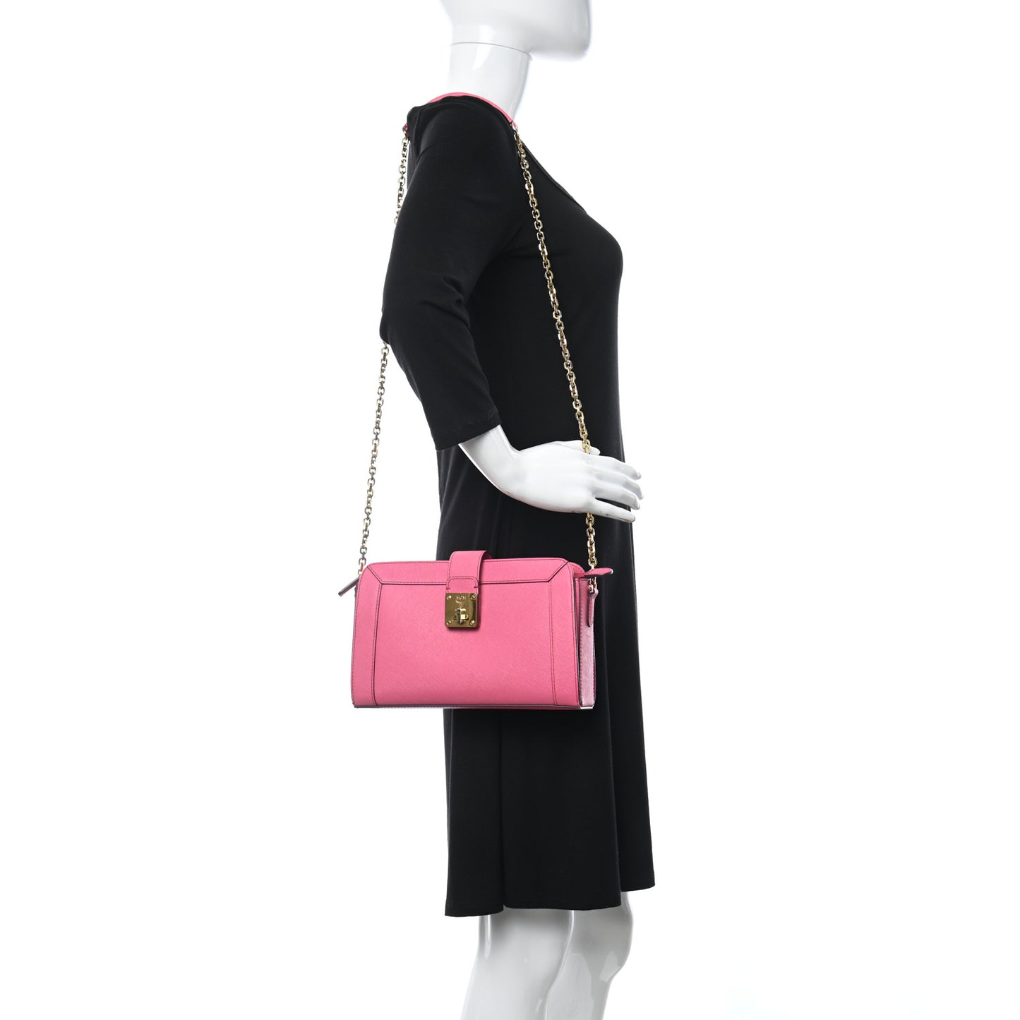 Saffiano Crossbody Pink