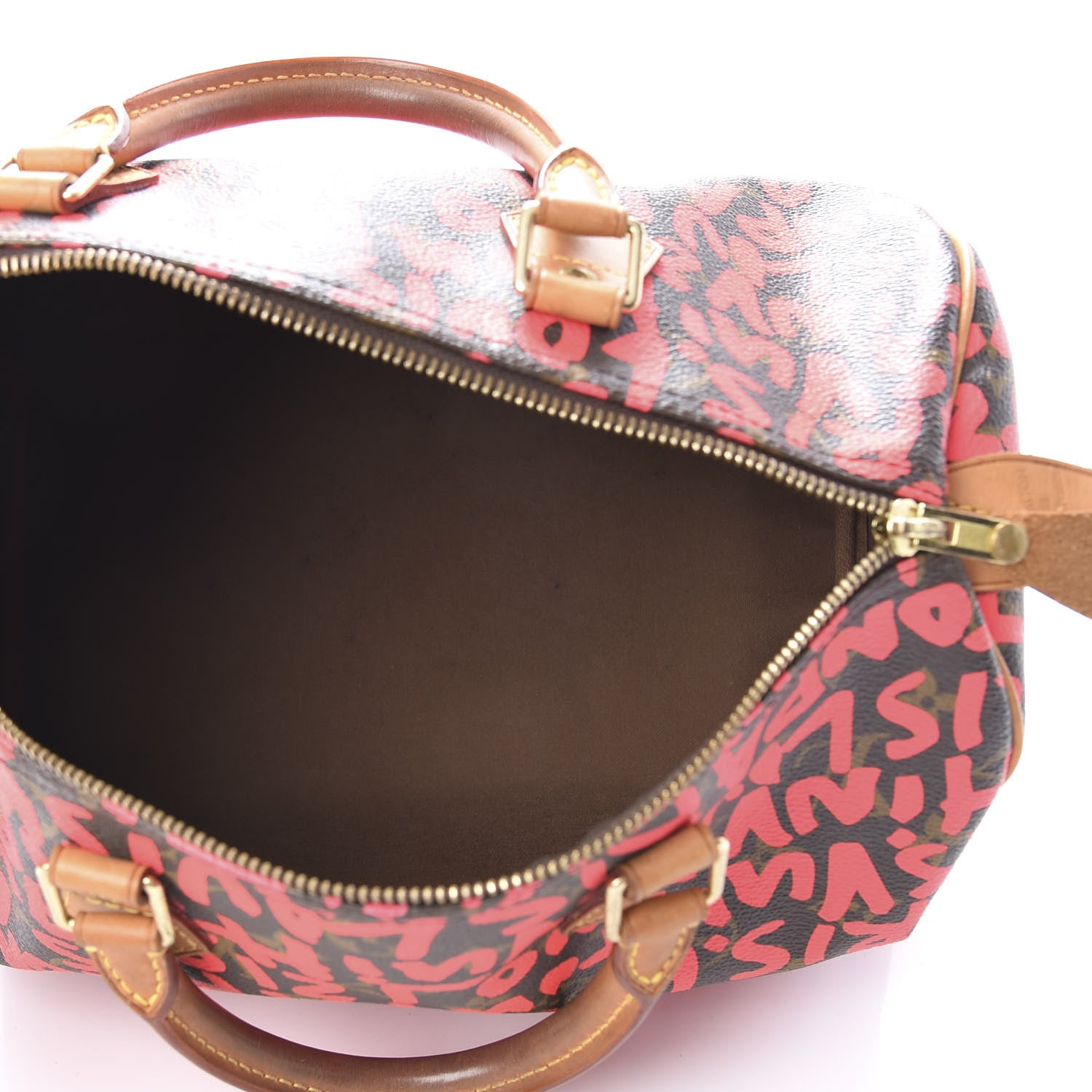 Louis Vuitton Monogram Graffiti Speedy 30 Fuchsia 5 of 12