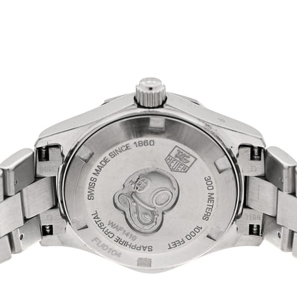 Tag Heuer Stainless Steel 27mm Aquaracer Lady Quartz Watch Black WAF1410 4 of 4
