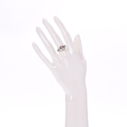 David Yurman Sterling Silver Diamond Morganite 10mm Petite Wheaton Ring 53 6.25 2 of 4