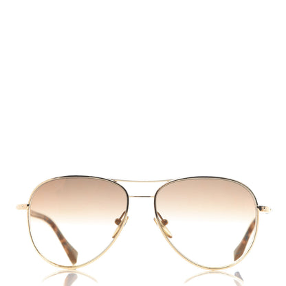 Louis Vuitton Aviator Sunglasses 70164U Brown 4 of 8