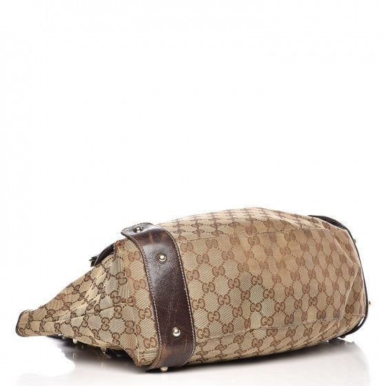 Monogram Medium Pelham Shoulder Bag Dark Brown
