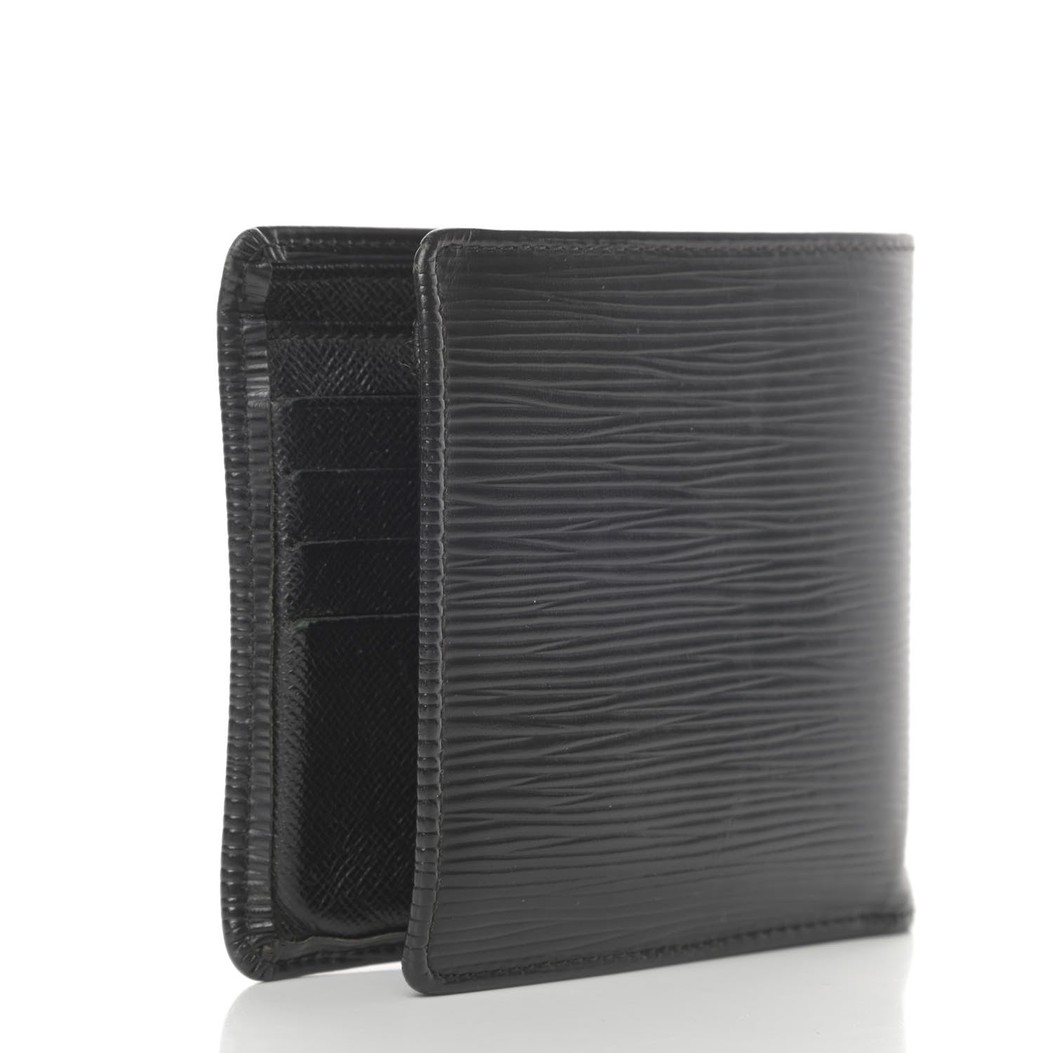 Louis Vuitton Epi Marco Wallet Black 3 of 9