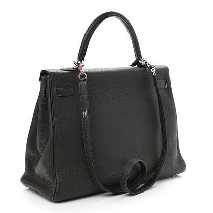 Hermes Togo Kelly Retourne 35 Graphite 2 of 12