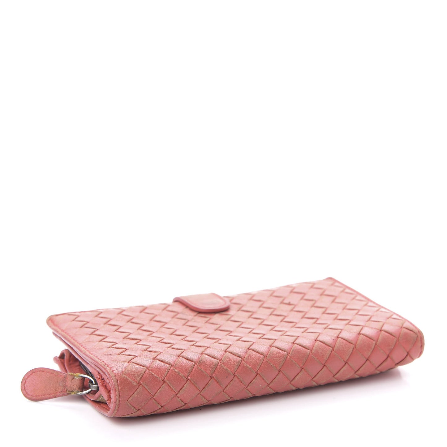 Nappa Intrecciato Continental Wallet Magma