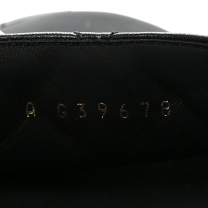 Chanel Lambskin Quilted CC Mules Wedge Sandals 39 Black 9 of 10