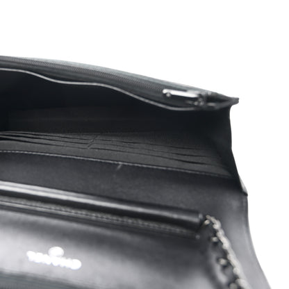 Chanel Lambskin Quilted Wallet On Chain WOC So Black 5 of 11
