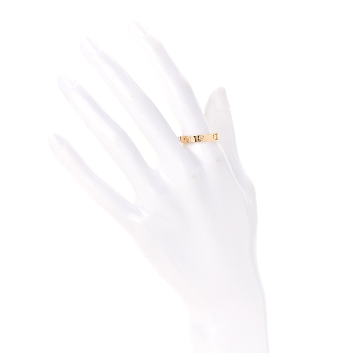 Cartier 18K Yellow Gold 3.5mm LOVE Wedding Band Ring 60 9.25 2 of 6