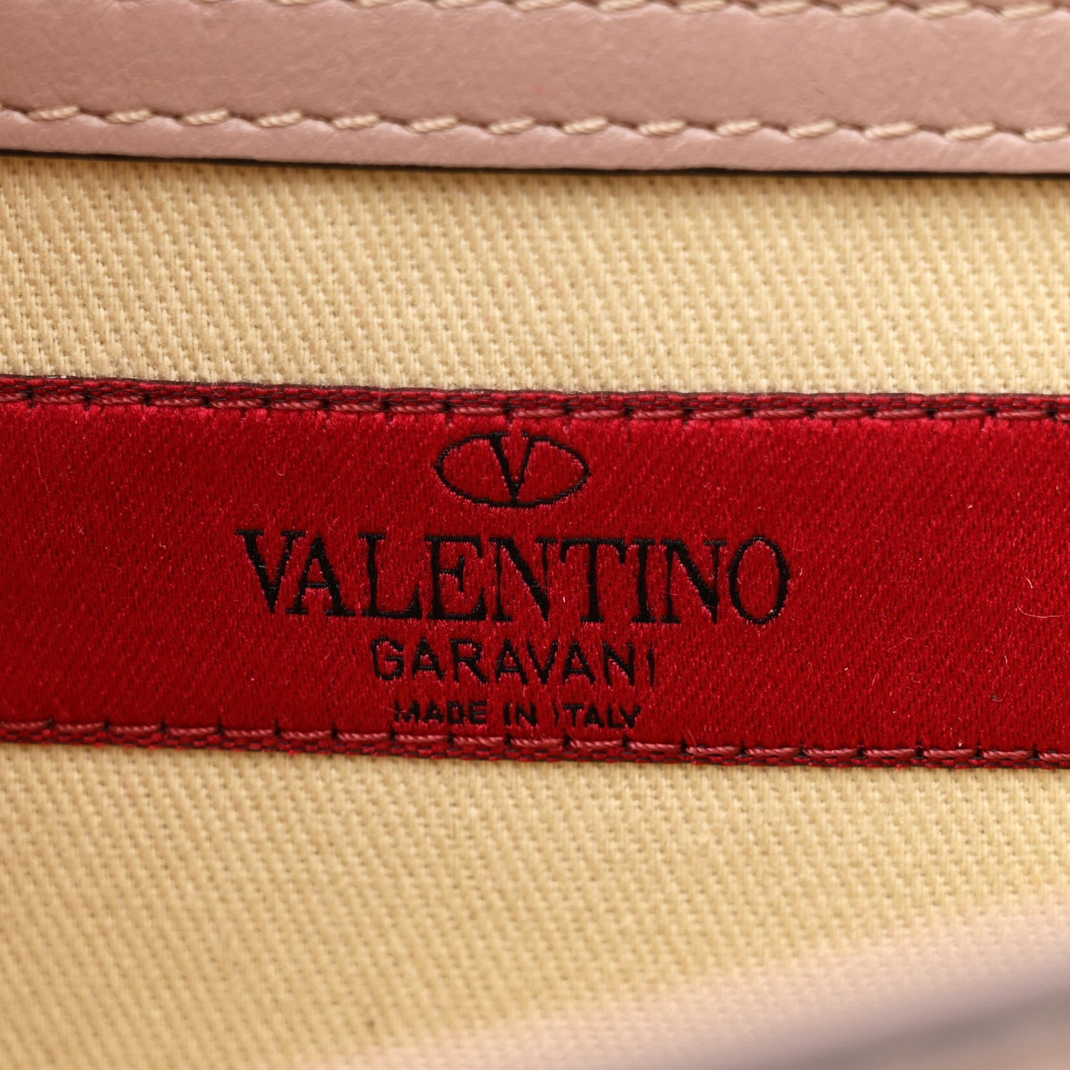 Valentino Garavani Vitello Small Glam Lock Rockstud Flap Poudre 6 of 11