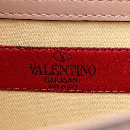 Valentino Garavani Vitello Small Glam Lock Rockstud Flap Poudre 6 of 11