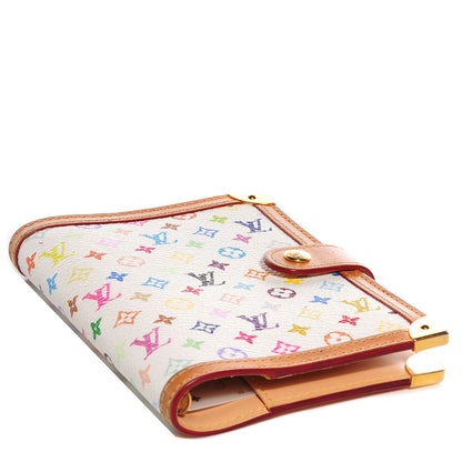 Louis Vuitton Monogram Multicolor Small Ring Agenda Cover White 4 of 7
