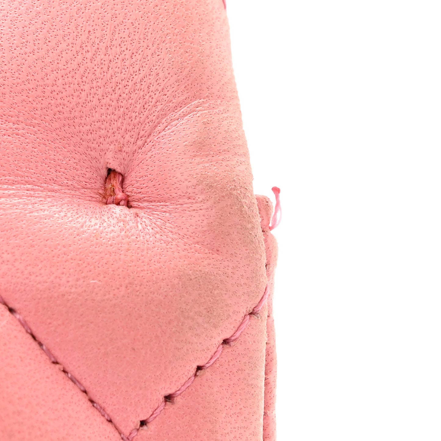 Lambskin Quilted Jumbo Double Flap Pink