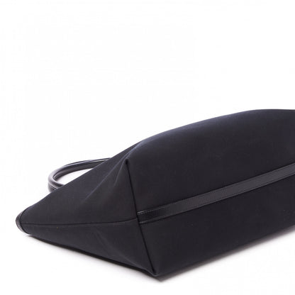 Prada Canvas Jacquard Logo Tote Black 7 of 8